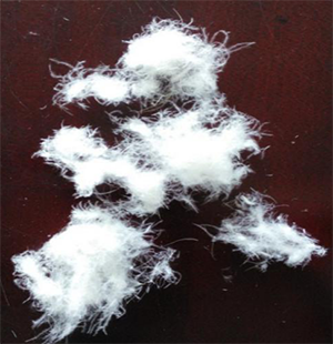 “胶水绒”的鉴别